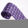 Purple Checkered Tie Image