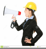 Woman Yelling Clipart Image