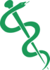 Green Asclepius Clip Art