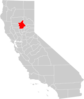 California County Map Butte County Highlighted Clip Art