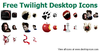 Free Twilight Desktop Icons Image