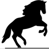 Horse Jumping Clipart Image