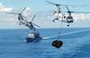 Two Ch-46d Sea Knights Transport Cargo Image