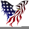 American Flag And Eagle Clipart Image