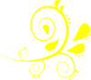 Yellow Swirl Clip Art