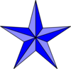 Blue Nautical Star Clip Art
