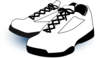 White Gym Shoes Clip Art