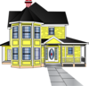 Little Yellow House Clip Art