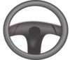 Steering Wheel Black Clip Art