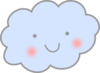 Cute Cloud Clip Art