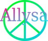 Peace Sign-allysa Clip Art