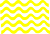 Yellow Wave Lines Clip Art