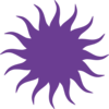 Purple Sun Clipart Clip Art