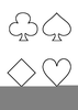 Card Suits Clipart Image