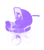 Purple Carriage Clip Art
