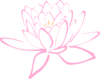 Pink Peach Lotus Clip Art