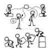 Free Clipart Family Stick Figures Image