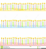 Birthday Candle Border Clipart Image