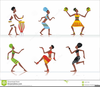African American Party Clipart Image