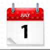 Clipart Of July Calendar Image