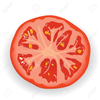 Sliced Tomato Clipart Image