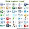 Clock Toolbar Icons Image