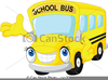 Happy School Bus Clipart Image