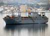 The Military Sealift Command (msc) Large, Medium-speed Roll-on/roll-off Ship Usns Bob Hope (t-akr 300) Sits At Anchorage In Souda Harbor. Image