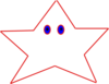 Star With Eyes Clip Art