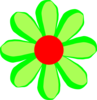 Flower Cartoon Green Clip Art