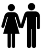 Man And Woman (heterosexual) Icon Clip Art