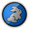 Rabbit In Blue Clip Art