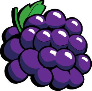 Retro Grapes Clip Art at Clker.com - vector clip art online, royalty free &  public domain