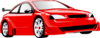 Red Car Party Clip Art