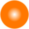 3d Light Orange Ball Clip Art