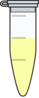 Eppendorf Tube Pale Yellow Clip Art