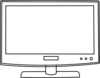 Television Outline Clip Art