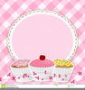 Pink Gingham Clipart Image