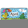 Free April Calendar Clipart Image