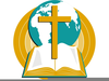 Clipart Of Bibles And Crosses Image