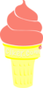 Pink Ice Cream Cone Clip Art