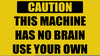 Blank Caution Signs Image