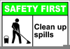 Chemical Spills Clipart Image