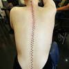 Spine Drawing Tattoo Image