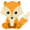 Kawaii Cute Fox Cub Cartoon Image