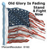 163 Old Glory Fading  Clip Art