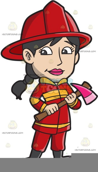 female firefighters clipart free