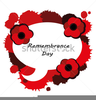 Clipart Poppy Remembrance Day Image