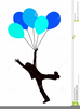 Free Clipart Blue Balloons Image