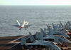 F/a-18c Launches From Uss Lincoln Image